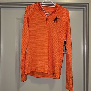 New Era Baltimore Orioles dry fit quarter-zip NWT